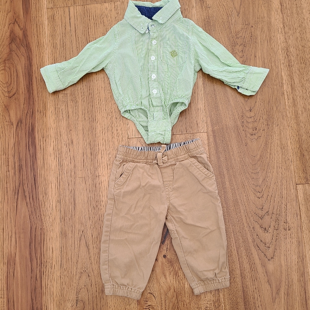 Baby dress shirt and pants